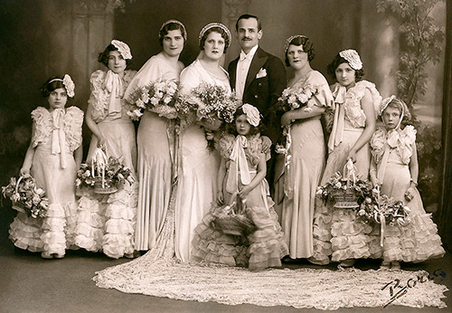 Vestidos de noiva e noivas dos anos 1930