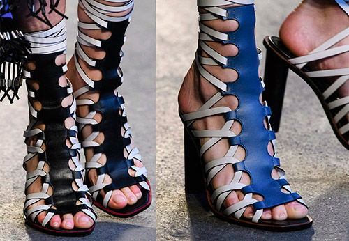 Quais sandálias estarão na moda no verão de 2019