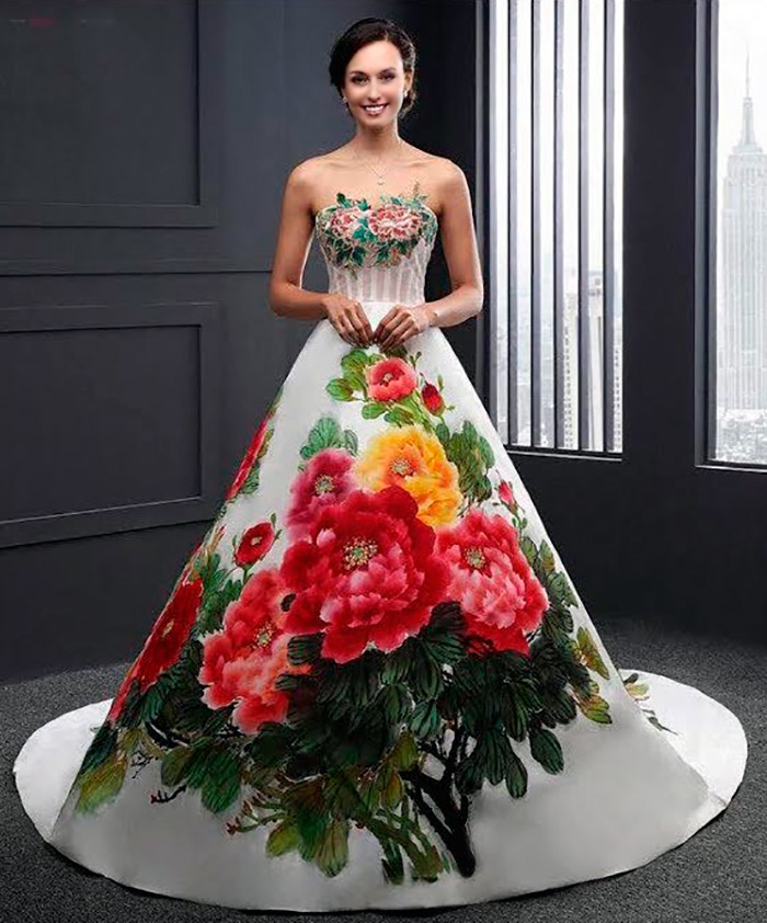 فستان زفاف مضحك