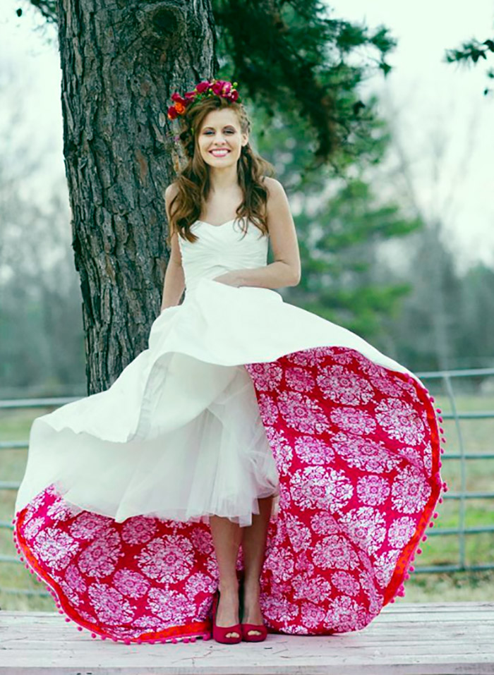 Vestido de noiva engraçado