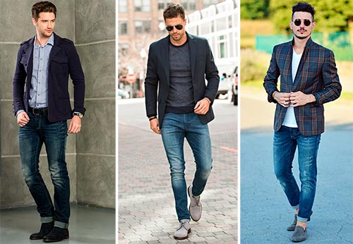Como usar blazer e jeans?