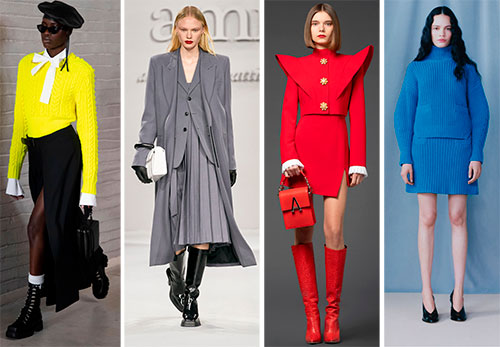 Cores e tons da moda 2021-2022: tendências e imagens